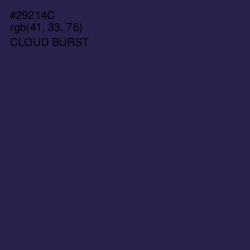 #29214C - Cloud Burst Color Image